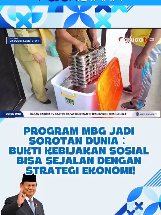 Program Makan Bergizi Gratis (MBG) jadi sorotan dunia! Bukti kebijakan sosial bisa sejalan dengan strategi ekonomi. #fyp #prabowo #prabowosubianto #presiden