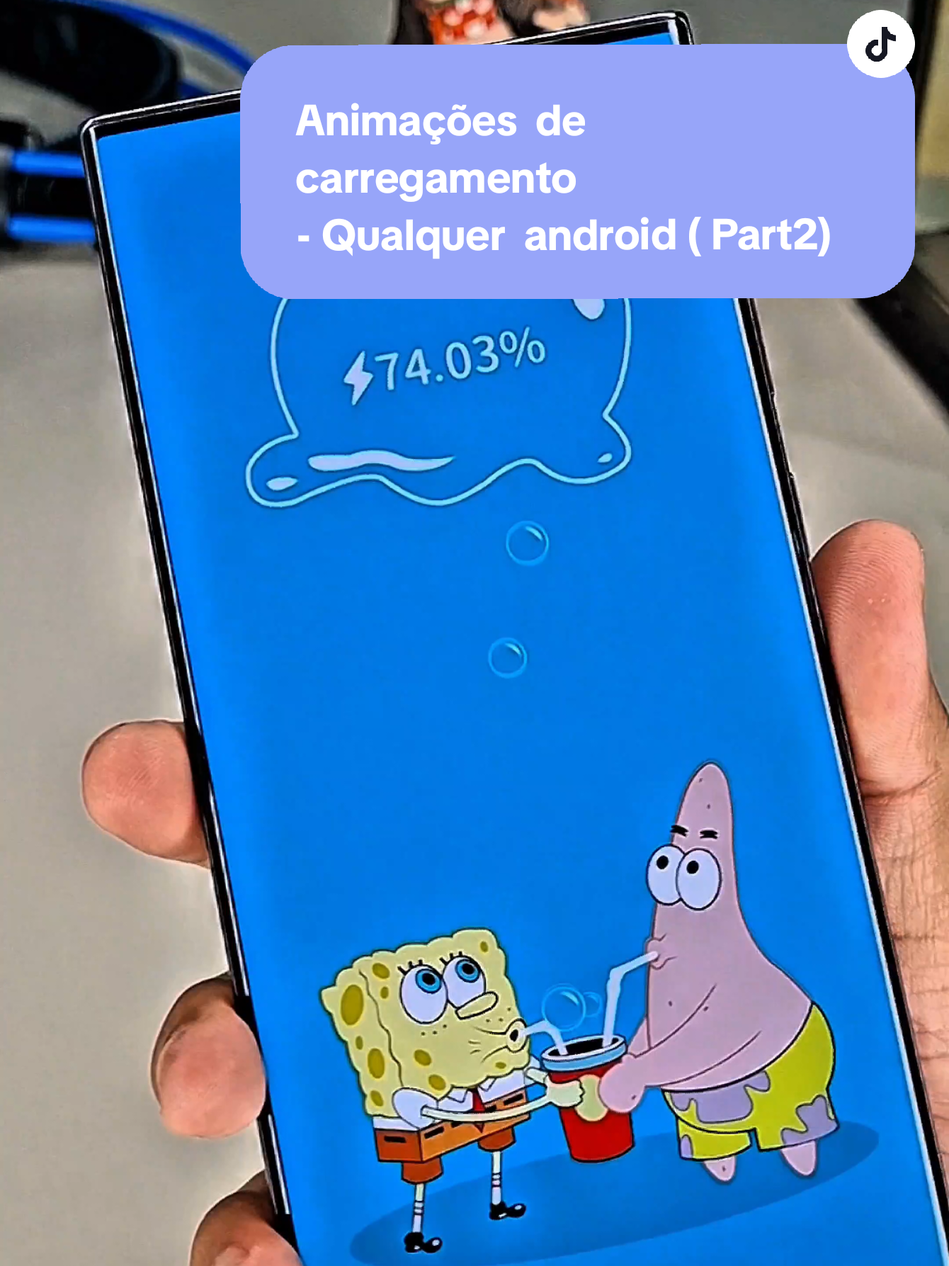 Animacões de carregamento  parte 2 - Novo Metodo🔥🤌 #dicaandroid  #tutorialandroid #Smartphone #Temassmartphone 