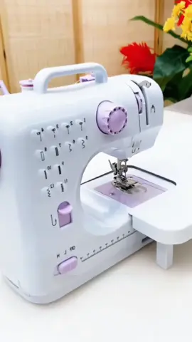 Mesin Jahit MiniElektrik Rumah Tangga Multifungsi 12 Jahitan Portable - 505A- mesinjahit minimudah alih mesin jahit Purple 12jahit alatjahit mesin jahit sewing machine portable#fyp #life #foryou #goodthing #tiktokshop #popular 