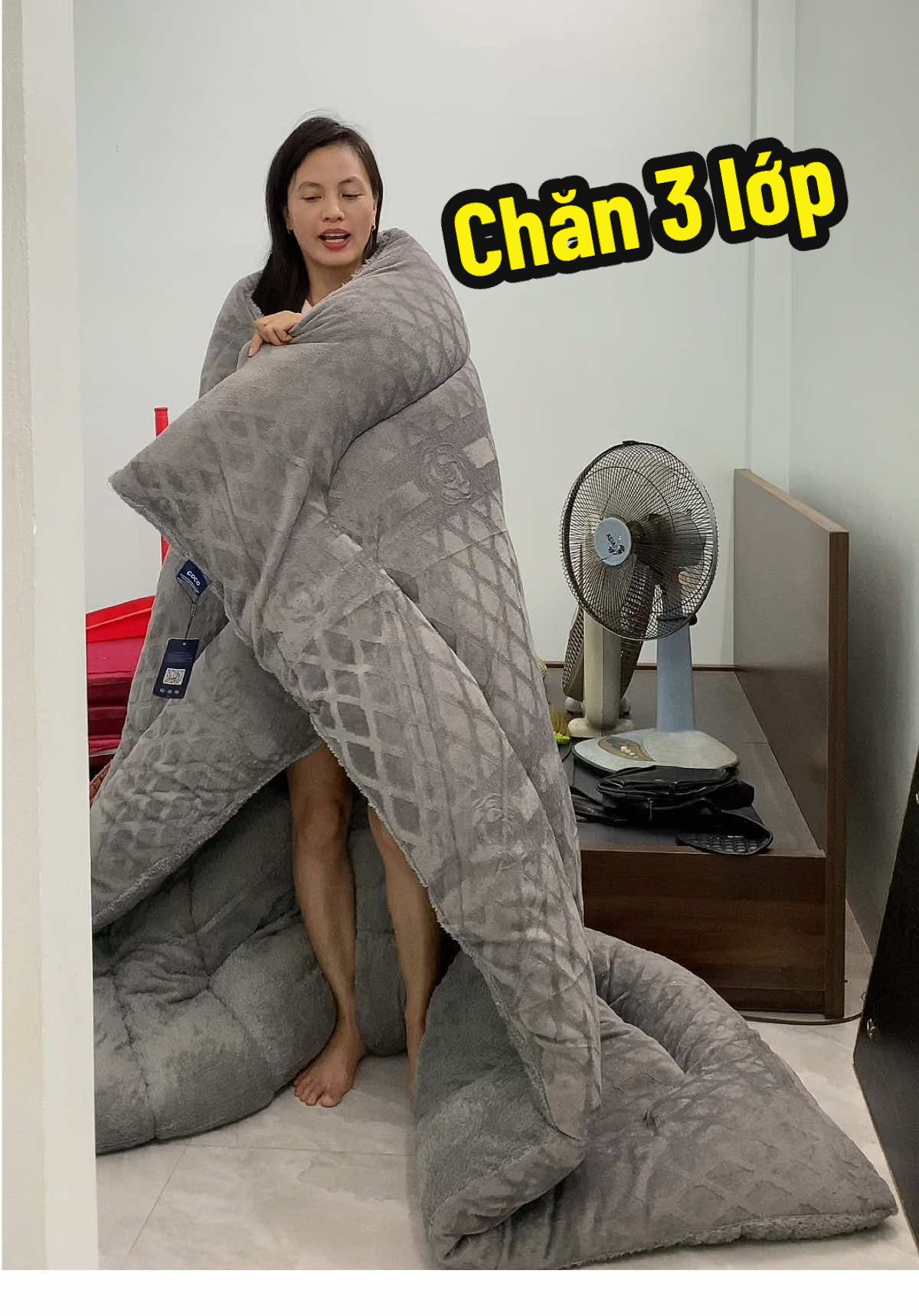 Chăn lông thỏ siêu ấm#chan #chanlong #chanlongtho 