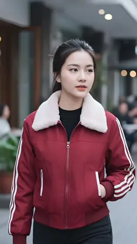 Áo khoác lót lông nữ chữ thêu ,lông cổ,áo có túi trong.#thoitrang #thoitrangnu #aokhoac #aokhoacnu #phoidoxinh 