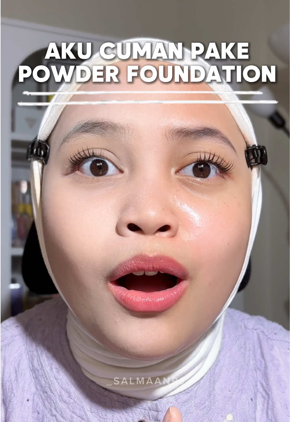 powder foundation doang semantulity ini🤩  #dazzleme #coverme #covermeserumpowderfoundation #powderfoundation #oilcontrol 