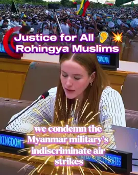 I had the privilege of attending the High-Level Conference on the Situation of Rohingya Muslims and Other Minorities in Myanmar, held on 30 September 2025 in New York. I joined in solidarity with my fellow Rohingya refugee advocates, who reminded us that return without rights is not a solution. Calls for premature repatriation remain deeply concerning while conditions in Myanmar are unsafe and accountability remains elusive. Over a million Rohingya remain displaced, the vast majority living in precarious conditions in refugee camps in Bangladesh and across the region. Many have been languishing in limbo for years — stateless, without access to formal education, livelihoods, or freedom of movement. Humanitarian funding shortfalls are worsening, leading to ration cuts and reductions in essential services. The longer the international community delays durable solutions grounded in rights and dignity, the more these communities are pushed further into insecurity, despair, and isolation. Despite strong words from many states, we continue to see a lack of concrete, enforceable commitments. If the international community is serious about justice, it must listen to Rohingya voices and act on their demands — for safety, citizenship, accountability, and meaningful participation. The crisis is not over. Our solidarity and action are critical.#RohingyaGenocide #unfrezzmyaccount #justiceforrohingyarefugees #rohingyarefugeesmalaysia #followersreelsfypシ゚viralシfypシ゚viralシ @🌺🌿﷽𝐌𝐒.ĴÃŇĮ ÃĹỖϻ﷽🌿🌺 @﷽❦Arakan❦Rohingya❦➴🕊️﷽ @AlOmGiR🇧🇩🇲🇾🇵🇸 @Noor 4447 