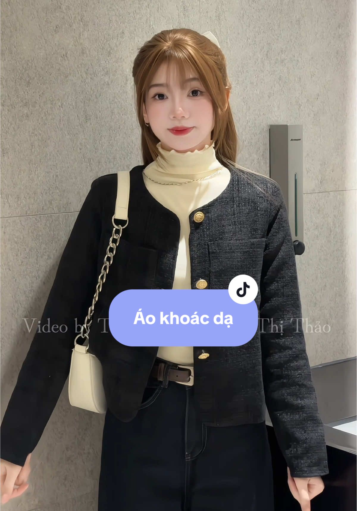 Áo dạ tweed sang trọng✨🥰#viral #outfit #aodatweet #áodạnữ #xuhuong 