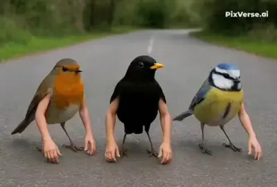 these amazing birds can really dance, btw this is real. #fyp #viral #foru #foruyou #tiktokviral 