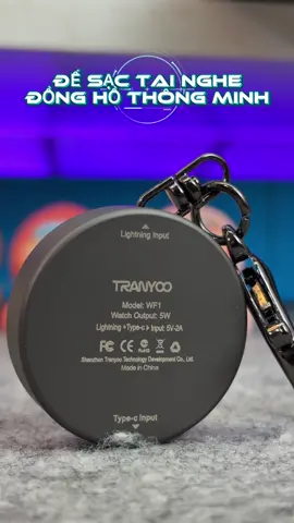Mẫu đế sạc không dây nhỏ gọn, cầm đi mọi nơi dễ dàng, #Tranyoo #hctdgroupvn #desackhongday #sacdonghothongminh #sackhongday 