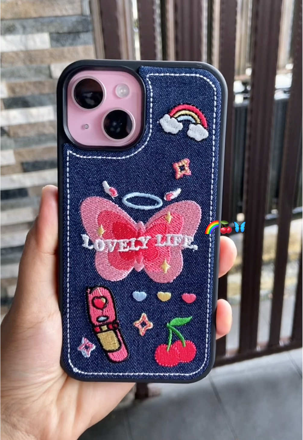 Cutenya case ni 😍 #phonecase #iphonecase #denimcase #casingmurah 