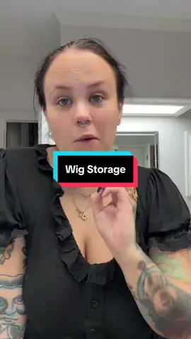 Store your wigs safely and they’ll last longer!  #wigstorage #wig #wigtok #fallfestival #tiktokshopcreatorpicks 
