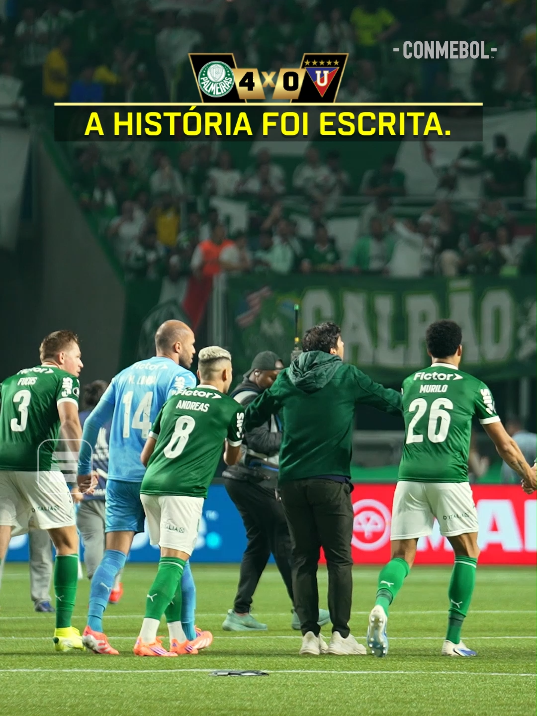 Impossível não ficar arrepiado. O Palmeiras está na grande final da CONMEBOL Libertadores 👉 Assista à grande final da CONMEBOL Libertadores entre Palmeiras e Flamengo no #DisneyPlus! #Palmeiras #LDU #futebolnaespn #futebol #libertadoresnaespn #libertadores    #tiktokesportes