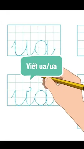 Viết đúng viết đẹp ua/ưa cỡ chữ lớn #tieuhoc #lop1 ##tientieuhoc 