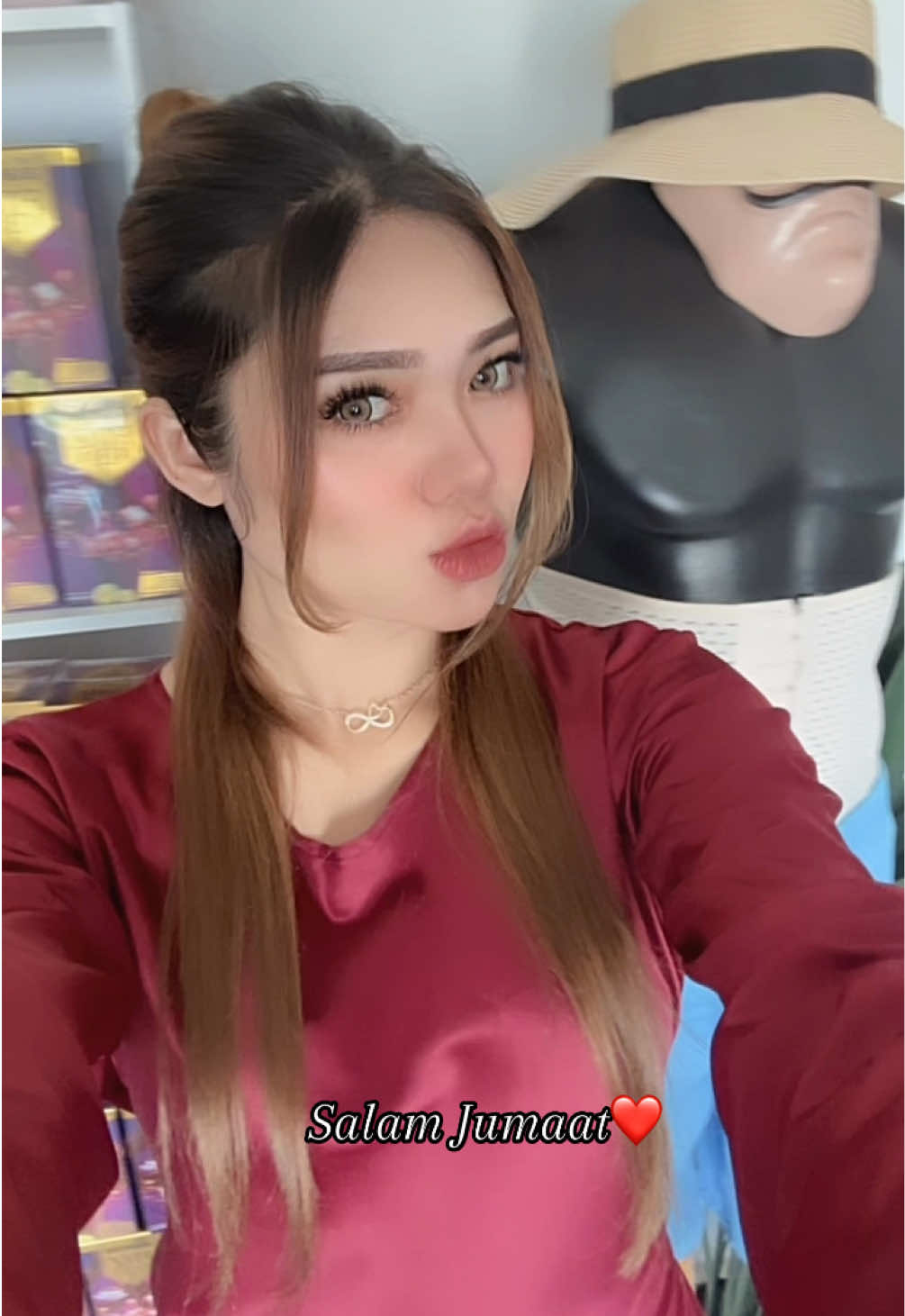 Salam Jumaat dari ku dan suami itam ku😛 #fyp 