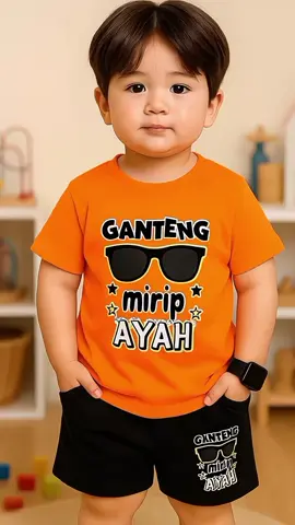 bajub setelan anak keren ganteng mirip ayah #setelananak #setelananakmurah #bajuanakviral #bajuanak 