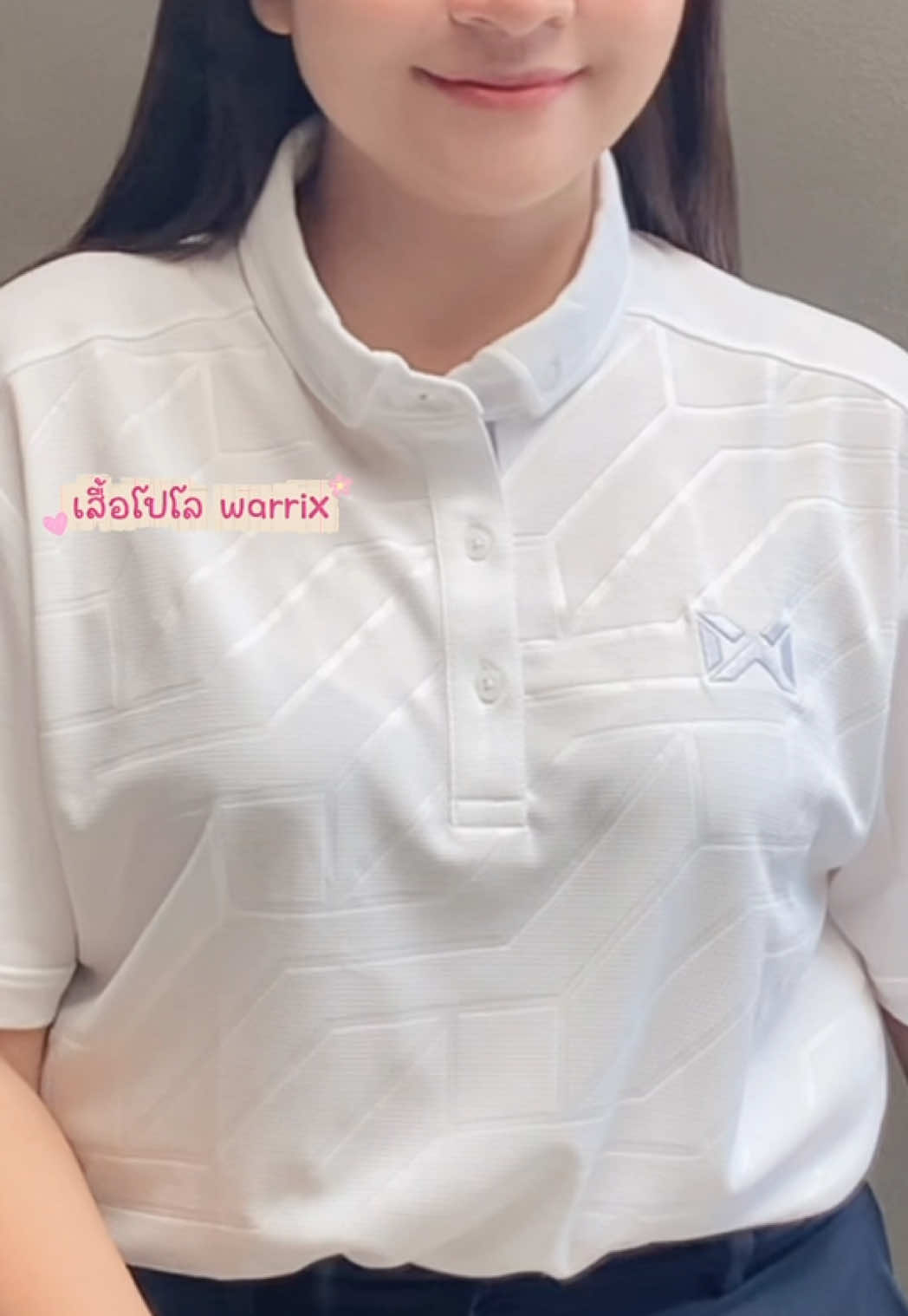 warrixเสื้อที่ตกหลุมรักวันละ10รอบ☺️#CapCut #เสื้อโปโล #เสื้อwarrix #เสื้อ 
