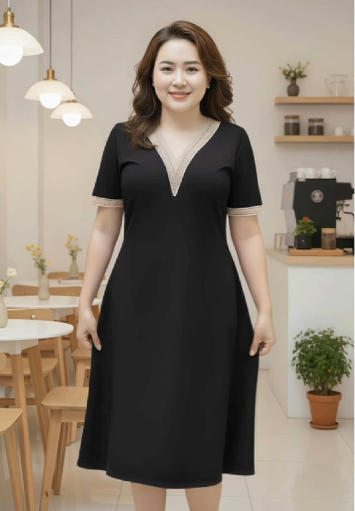 Váy đầm phối ren dáng suông A che khuyết điểm cho bigsize từ 45-80kg #damtrungnien #vaysuong #thoitrangbigsize #thoitrangtrungnien #xuhuong  @Tủ Đồ Quốc Dân  @Tủ Đồ Quốc Dân  @Tủ Đồ Quốc Dân 