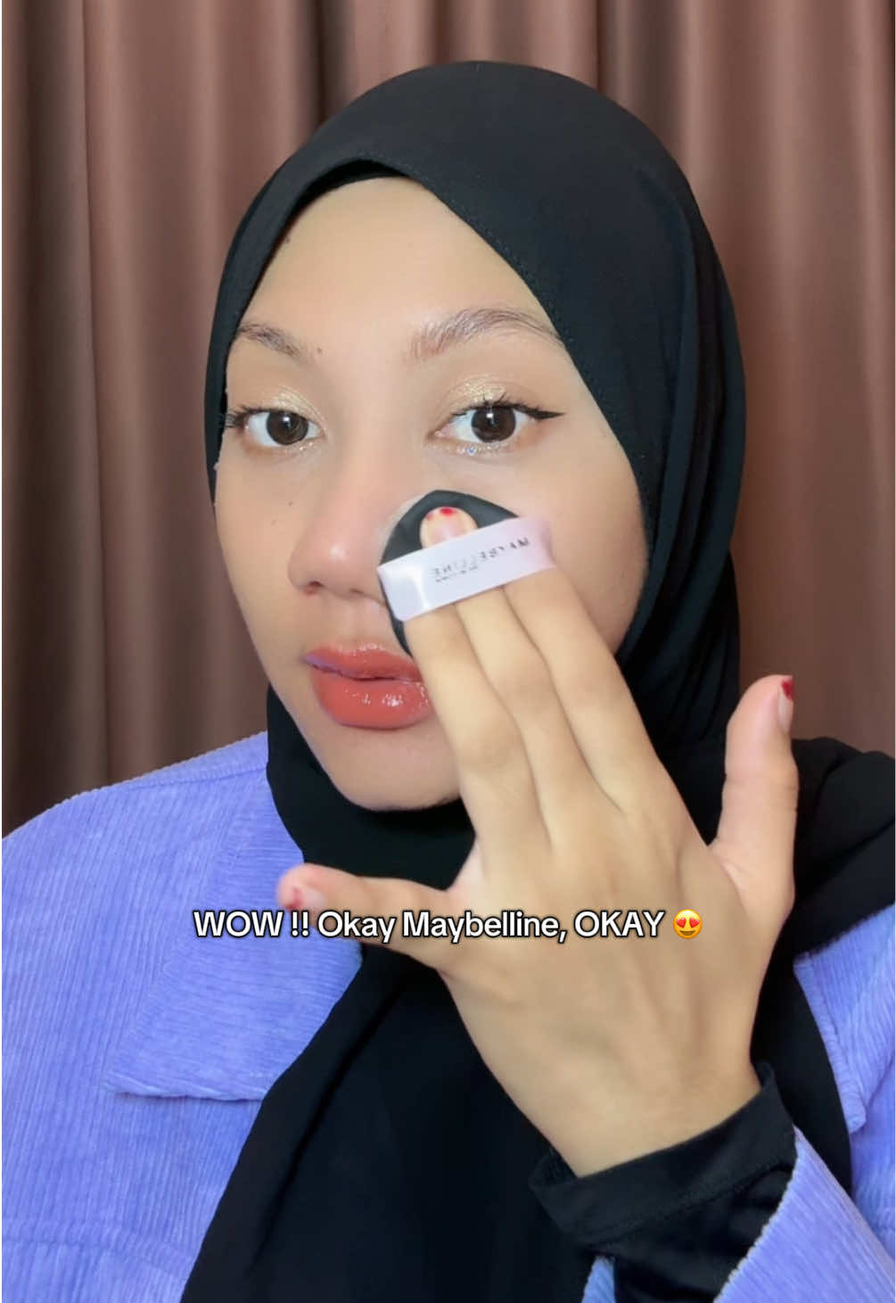 Maybelline NEW Cushion 💜😍 !!!  @Maybelline Malaysia #Maybelline #MaybellineMalaysia #maybellinecushion #babycushion #kusyenpurple 