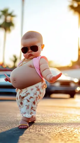 Cute baby cool dance 😂 #cute #cutebaby #bossbaby #babydance #dametucosita #ai 