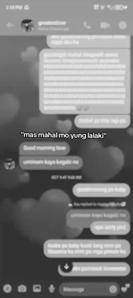 wag nyo pasukin Buhay ko kung mahal nyo pa ex nyo. 