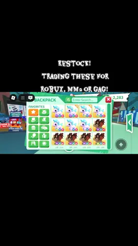 restock! cross trade #roblox #foryoupage #adoptme #mm2 #crosstrades 