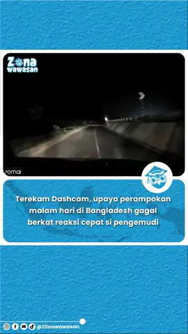 Sebuah video dashcam dari Bangladesh menjadi viral karena merekam percobaan perampokan yang menegangkan. Dalam rekaman itu, seorang pengemudi yang melintasi jalan sepi pada malam hari dihadang beberapa perampok bersenjata. Berkat kecepatan dan ketenangannya, pengemudi berhasil mundur dan melarikan diri tanpa terluka, meskipun para pelaku berusaha menghentikannya. Video ini menarik perhatian luas di media sosial, menyoroti keberanian pengemudi sekaligus kegagalan para perampok. Kejadian ini menjadi pengingat penting bagi seluruh pengguna jalan agar selalu berhati-hati saat berkendara di malam hari, terutama di jalanan sepi dan gelap, karena bahaya bisa muncul tanpa peringatan. Peringatan ini berlaku khususnya bagi sopir lintas kota yang sering menempuh perjalanan jauh di malam hari. Apakah Anda pernah mengalami momen menegangkan atau tak terlupakan saat berkendara malam hari? tulis di komentar Ikutin @z0nawawasan untuk fakta menarik lainnya. #ViralVideo #Dashcam #Perampokan #FYP #Driver