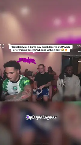 PlaqueBoyMax & Burna Boy might deserve a GRAMMY after making this INSANE song within 1 hour 😭🔥 #plaqueboymax #burnaboy #fyp #viral #trending 