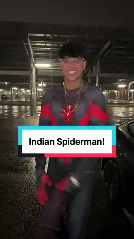 Indian Peter Parker! Spiderman! #halloween #peterparker #milesmorales #spiderman #halloweencostume 
