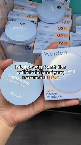 #wardahlightening #wardahlighteningpowderfoundation #wardah #wardahmalaysia 