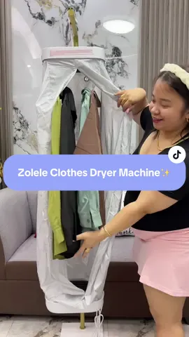 Kahit umuulan makakapag patuyo na agad ako ng mga damit gamit itong Zolele clothes dryer machine . #zolele #zolelephilippines  #zolelecd201 #clothesdryer #clothesdryermachine @Zolele Appliances 