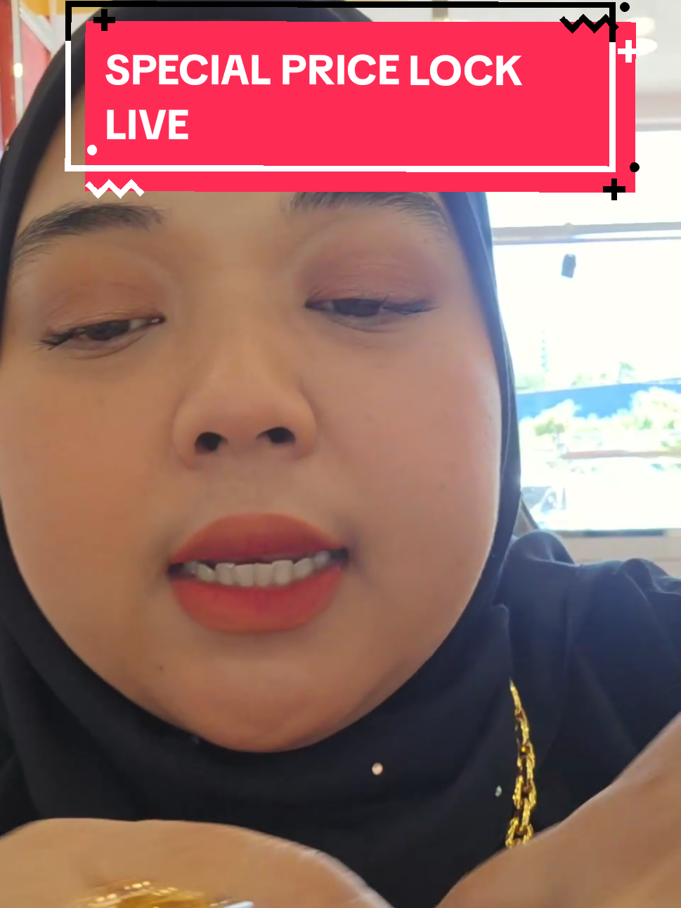 Kalau nak harga special boleh terus lock di live kaksu sekarang❤️  #kedaiemasrimewah #kaksu #special #lock #live