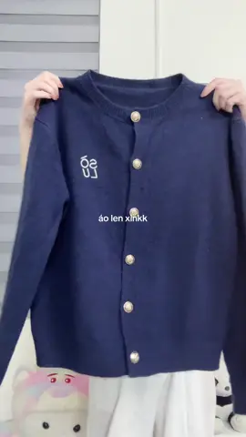 áo cadigan len quảng châu xanh than #xh #aolenquangchau #viral 