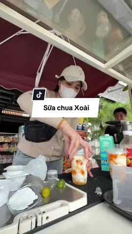 Chia sẻ cách pha sữa chua xoài tại nhà rất đơn giản nha mọi người tham khảo ạ #suachua #suachuaxoai #dungcuphache #congthucphache #nguyenlieuphache 