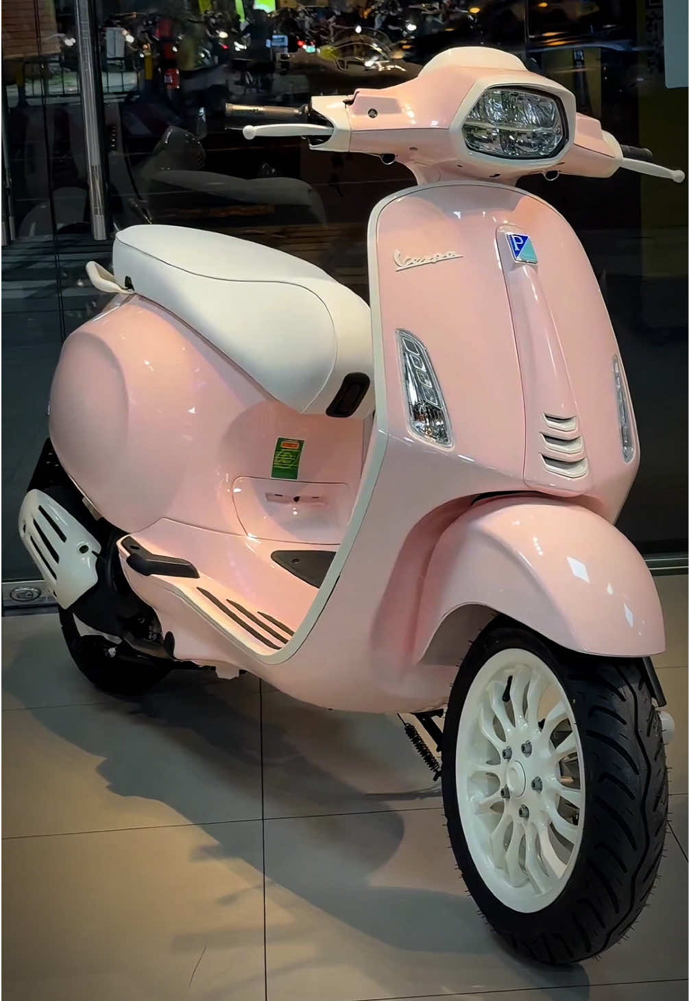 +1 Bé Vespa Sprint S125 Hồng Pát Tel về Phu Nhuận cùng Khách Yêu #beovespa #vespa #xuhuong #trending #lenxuhuong 