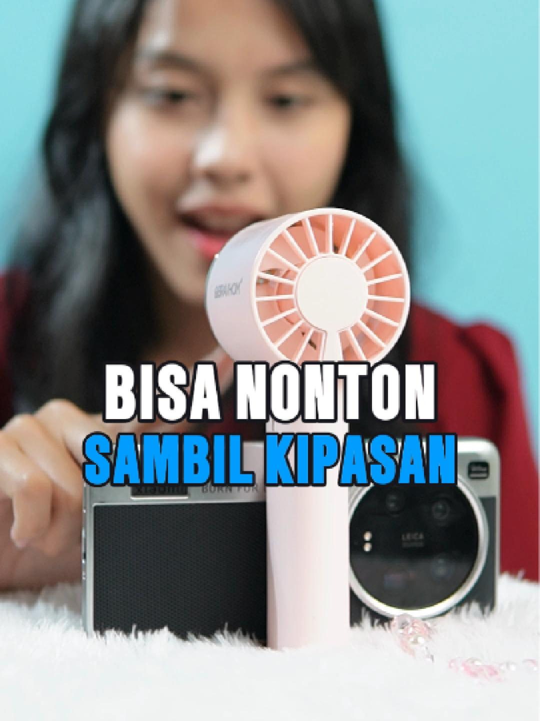 Nonton film jadi gerah lagi deh #AntiRibet #bravhomindonesia #SmartHome #PortableFan #minifan #KipasLucu #bravhom #fn16