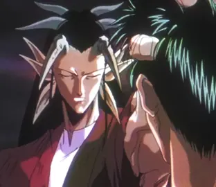 king of shonen with bleach  #yuyuhakusho #yusukeurameshi #yuyuhakushoedit #hiei #hieiyuyuhakusho 