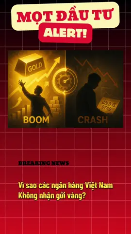 Vì sao các ngân hàng không nhận gửi vàng? #500tanvang #vang 