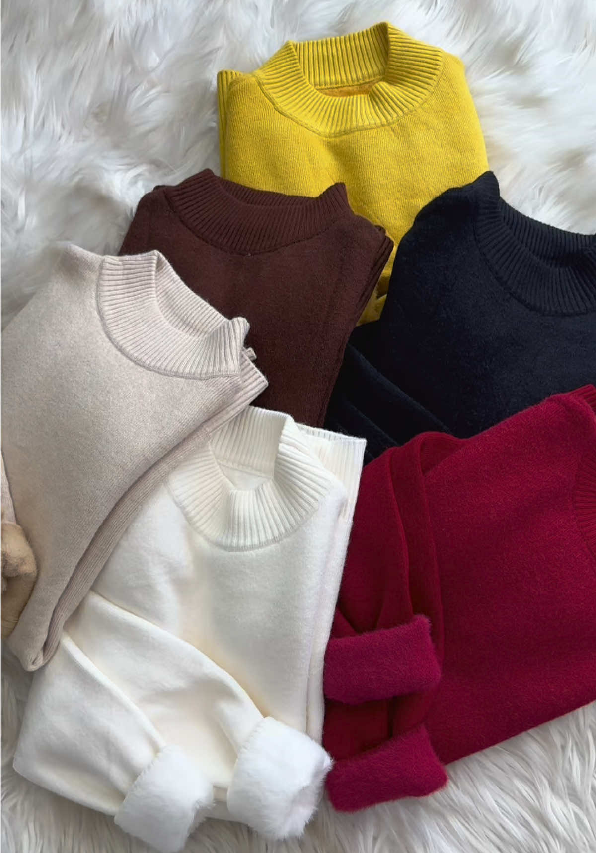 Soft fleece mock-neck winter sweaters — cozy, warm, and stylish for chilly days ❄️✨” #WinterEssentials #creatorsearchinsight #fyp #TikTokFashion #fashioninspo 