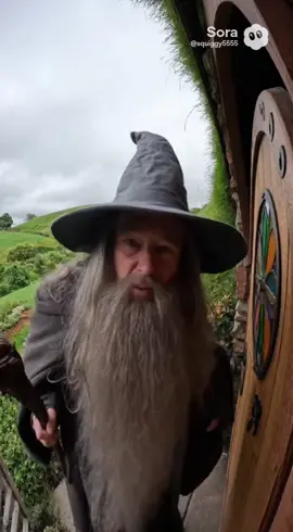 Gandalf?? You shall not pass! #sora #gandalf #fyp #hobbit #theshire 