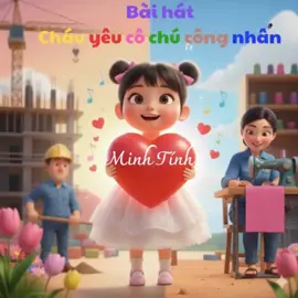 Bài hát cháu yêu cô chú công nhân#xuhuong #tiktokviral #viraltiktok #ai #giáoviênmầmnon 