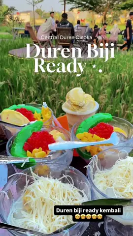 Duren biji sudah ready kembali setelah lama kosong musim duren segera merata😍😍😍