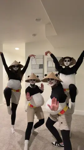 Boring costumes? We don’t know her #halloween #kungfupanda #funny #costume #funnycostumes 