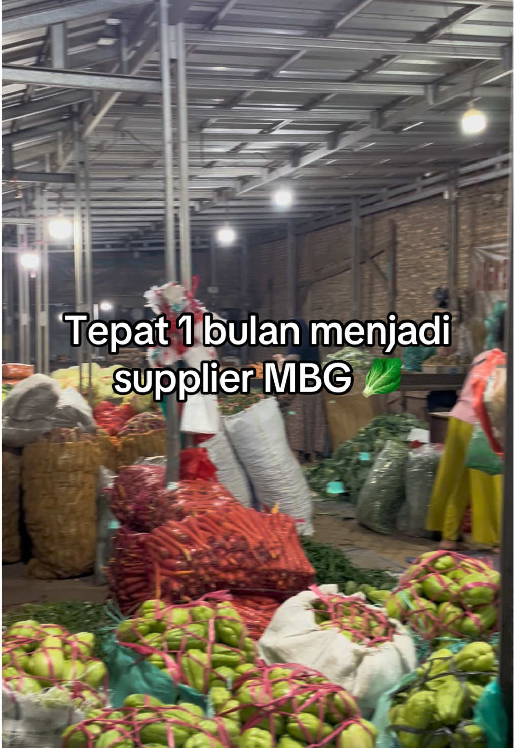 Tolong murid-muridku sayurannya dihabiskan yaaa. Mrs. Okti sampe kurang tidur nih demi memenuhi nutrisi kalian. #fypp #fypage #MBG #supplier 