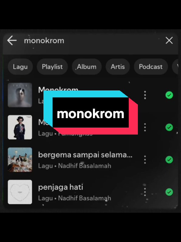 thanks God for +1 lebih tua untuk hari ini✨ #lyrics #tulus #monokrom 
