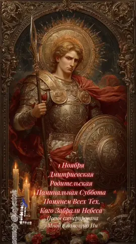 #православныйпраздник #родительскаясуббота Дмитриевская родительская поминальная суббота, царствие небесное всем усопших 🙏