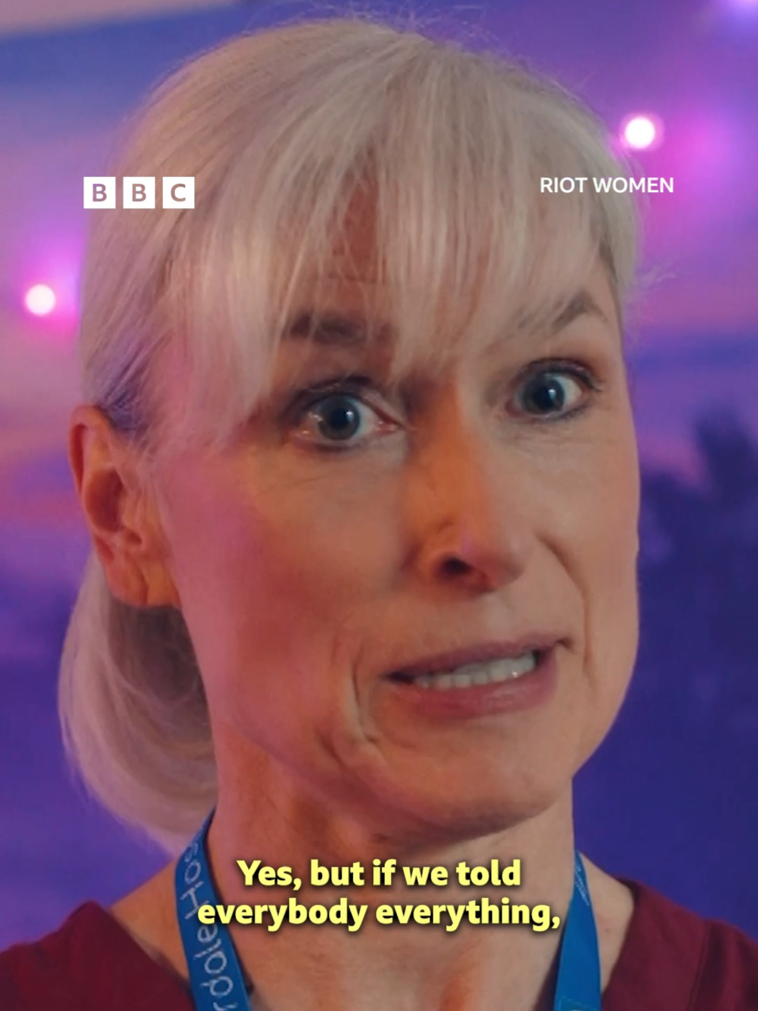 Maybe don’t send this to your pregnant friend... #RiotWomen  No apologies - just noise. Five fierce women crank up the volume to get their voices heard in #SallyWainwright’s riotous drama Riot Women 🎸 #JoannaScanlan #LorraineAshbourne #AmeliaBullmore #TamsinGreig #RosalieCraig