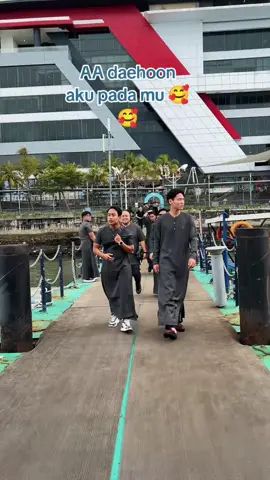 AA daehoon kaya lagi photo shoot model gamis gaya bebas🫶🥰🥰 #drachin #pyf 