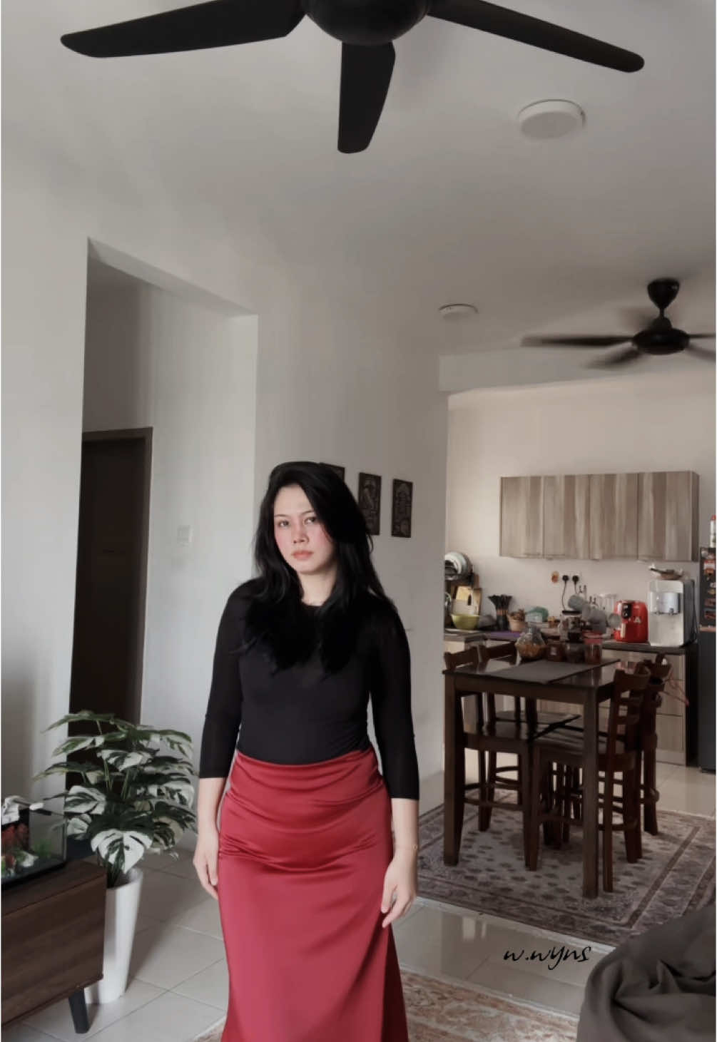 I pkai size L #satinskirtoutfit #outfit #fyp #fyppppppppppppppppppppppp 