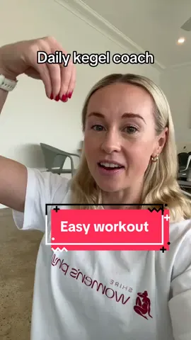 Easy peasey 😉 HAPPY FRIDAY SQUEEZERS! 🥳 Pelvic floor exercises are recommended for pregnancy, postnatal recovery, and the treatment of stress urinary incontinence and prolapse management. See a women’s health physio for individualised advice and treatment ❤️ #pelvicfloor #pelvichealth #womenshealth #kegels #pelvicfloorexercises 