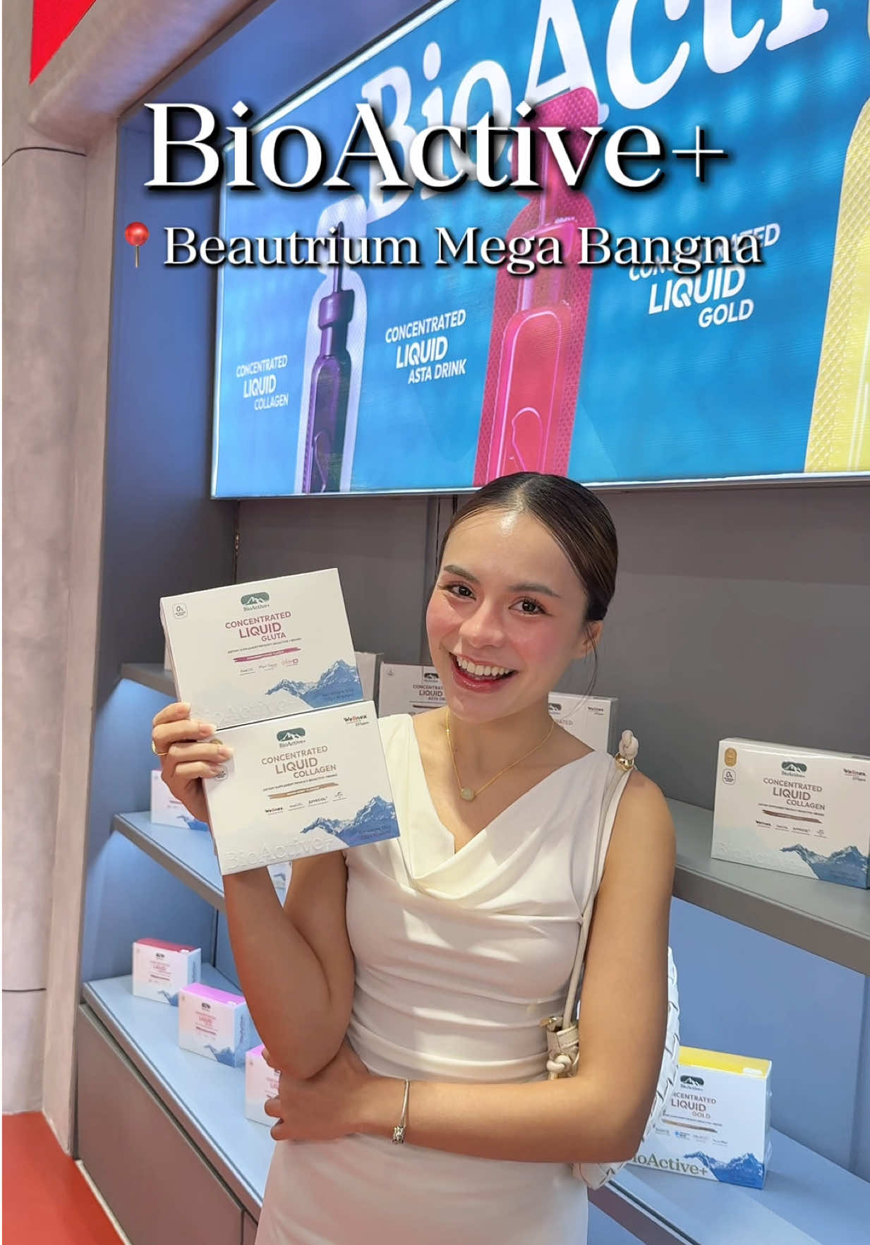 BioActive+ Beautrium สาขาใหม่ Mega Bangna! มาพร้อมครบทุกสูตร ไม่ว่าจะตัว Asta Drink ,  Gold , Glutaแล้วก็ Collagen และโปรโมชั่นสุดคุ้ม บอกเลยห้ามพลาด📢 📍 Beautrium Mega Bangna #Beautrium #BioActiveplus #BioActiveTH