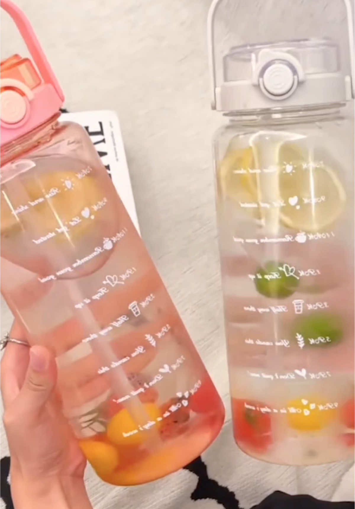 Uống đủ nước giờ dễ ơi là dễ – nhờ chiếc bình 2L xinh xắn này!#giadungtienich #viral#foryour #review #xuhuong 