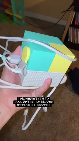 The playground keeps them entertained and engaged for awhile! My 10 year old loves to do the workouts! It’s been the best purchase I’ve made so far.