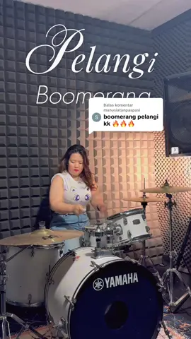Membalas @manusiatanpaspasi  Wes rampung ya salah/kurang maklumin aja😁 #pelangiboomerang #boomerang #rock #drummercewek 